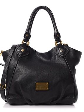 Marc by Marc Jacob’s classic q Black Designer Leather Tote Handbag